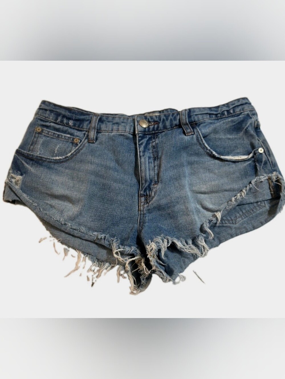 Free People Jean Shorts